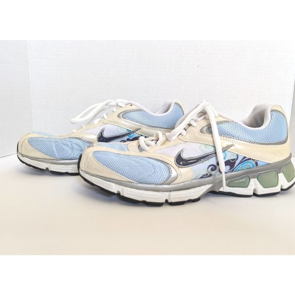 Nike Shoes - Nike women's Running Shoe 7.5 2006 blue white swirl pattern